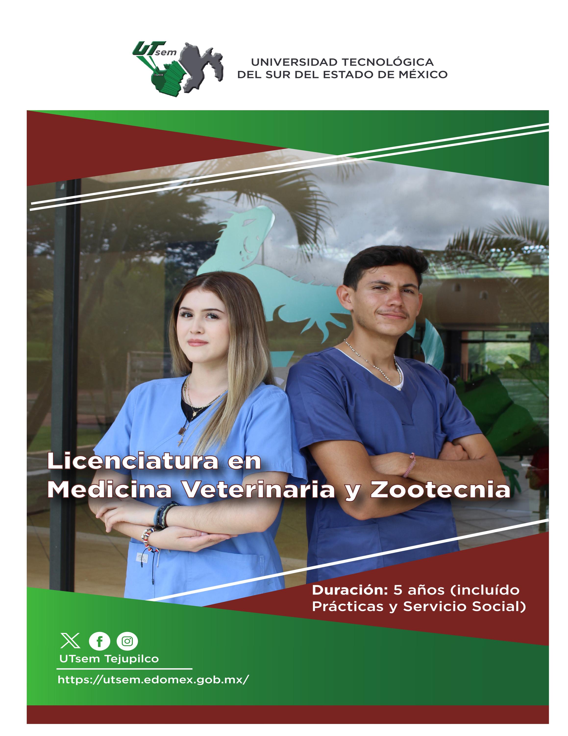 Página 1 de la Oferta Educativa de Medicina Veterinaria y Zootecnia
