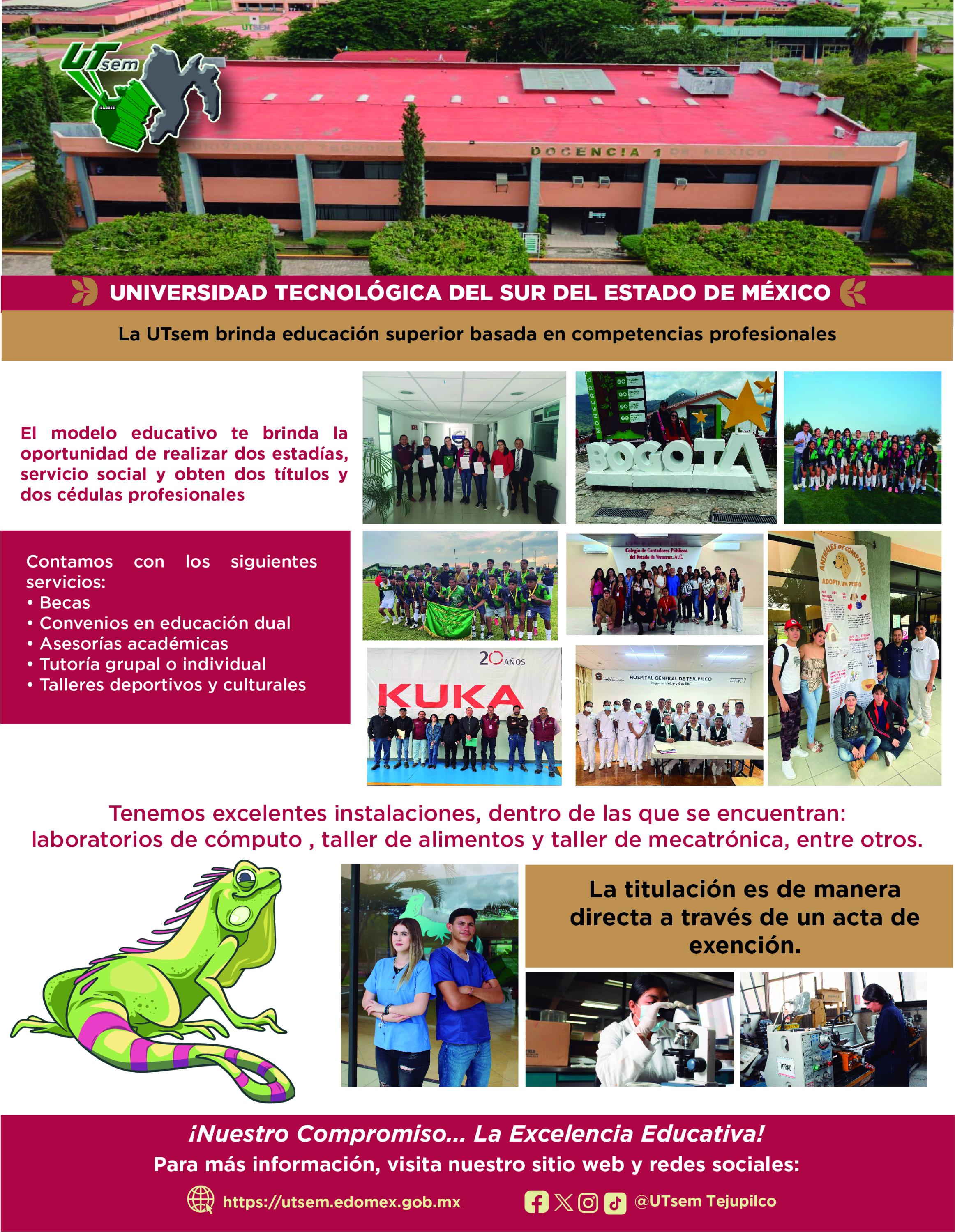 Infografía de la Dirección General UTSEM